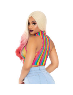 LEG AVENUE - MULTICOLOR NET TOP 2