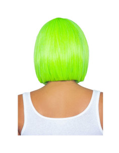 LEG AVENUE - FLUORESCENT BOB WIG NEON GREEN 2