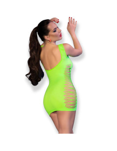 CHILIROSE - CR 4618 DRESS GREEN S-M 2