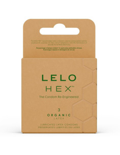 LELO - HEX ORGANIC CONDOM BOX 3 UNITS