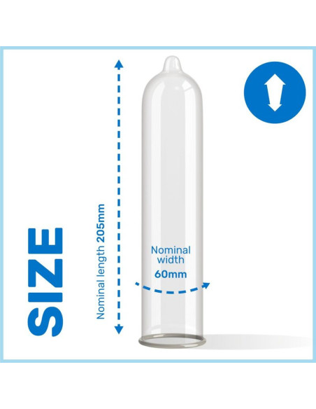 PASANTE - CONDOMS KING MS LONG AND WIDTH 12 UNITS