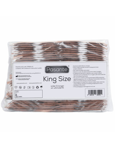 PASANTE - CONDOMS KING SIZE BAG 144 UNITS