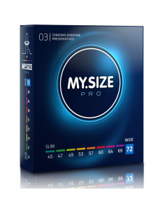 MY SIZE - PRO CONDOMS 72 MM 3 UNITS