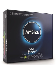 MY SIZE - MIX CONDOMS 49 MM 28 UNITS