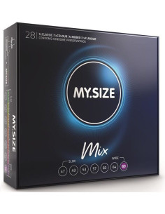 MY SIZE - MIX CONDOMS 69 MM 28 UNITS