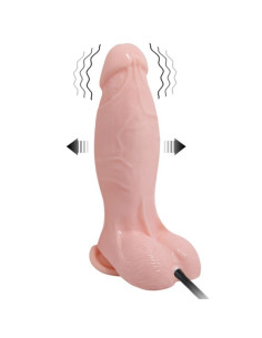 BAILE - REALISTINIS VIBRUOJAMAS IR PRIPUČIAMAS DILDO 18,8 CM 2