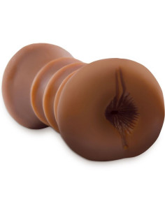 FETISH FANTASY EXTREME - REALISTINIS DVIGUBAS ĮĖJIMAS MASTURBATORIUS VAGINA IR ANO BROWN 2