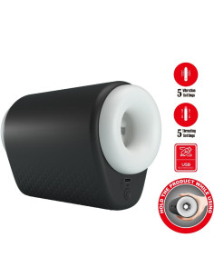 PRETTY LOVE - DJ GIRL MALE MASTURBATOR WITH VIBRATION 5 SETTINGS NEGRO