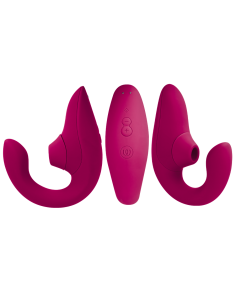 WOMANIZER - BLEND RABBIT VIBRATOR STIMULATOR VIBRANT PINK 2