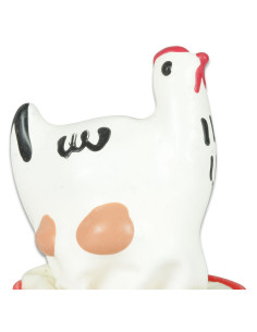 CONDOMERIE - HANDPAINTED NOVELTY CONDOMS CHICKEN WHITE