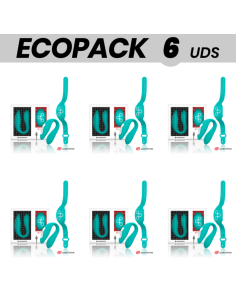 ECOPACK 6 UNITS - WEARWATCH DUAL VIBRATOR TECHNOLOGY WATCHME LIGHT GREEN