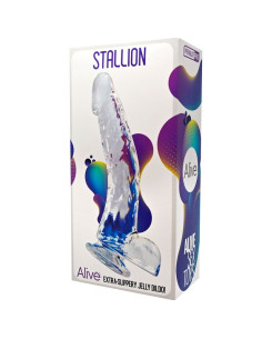ALIVE - STALLION REALISTIC PENIS TRANSPARENT 22 CM 2