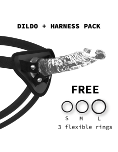 X RAY - HARNESS CLEAR COCK 19 CM -O- 4 CM