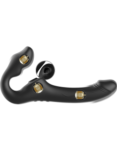 IBIZA - REMOTE CONTROL STRAPLESS VIBRATOR 3 MOTORS 1000 COMBINATIONS. 2