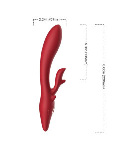ARMONY - ELK VIBRATOR RABBIT CURVED RED 2