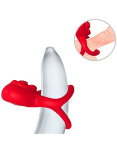 ARMONY - RING VIBRATOR HEART RED 2