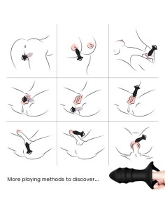 ARMONY - KYLIN FINGER VIBRATOR and ANAL PLUG REMOTE CONTROL BLACK 2