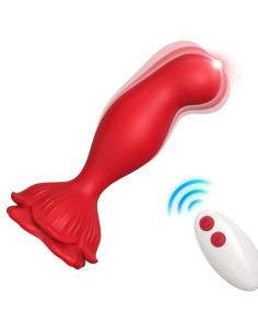 ARMONY - PINK VIBRATOR and ANAL PLUG REMOTE CONTROL RED
