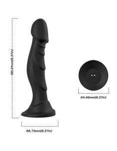 ARMONY - DILDO VIBRATOR and ANAL PLUG REMOTE CONTROL BLACK