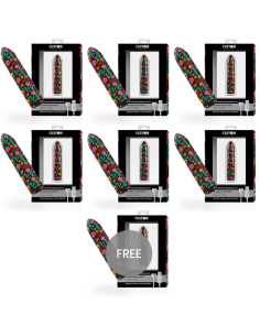 CUSTOM BULLETS - RECHARGEABLE SKULL MAGNETIC BULLET 10 INTENSITIES 6 1 FREE 2