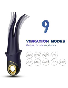 ARMONY - SHADOW VIBRATOR DOUBLE-HEAD TEASING BLUE