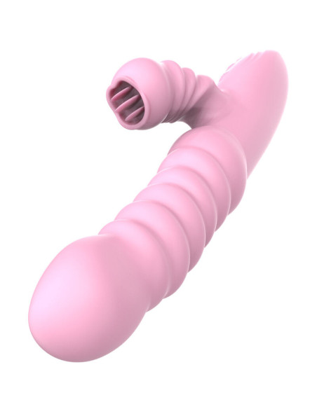 ARMONY - VIBRATOR MULTIFUNCTION WITH STIMULATING TONGUE HEAT EFFECT PINK