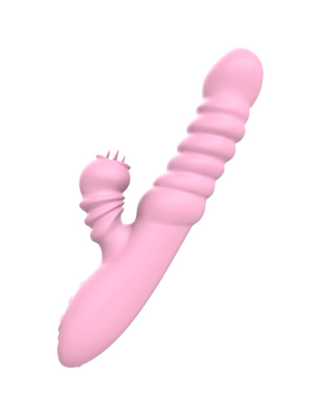 ARMONY - VIBRATOR MULTIFUNCTION WITH STIMULATING TONGUE HEAT EFFECT PINK