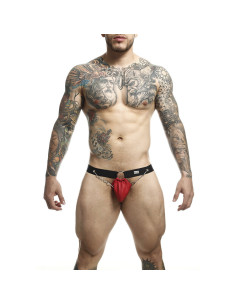 MOB - DNGEON RED JOCKSTRAP WITH CHAINS ONE SIZE