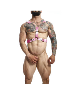 MOB - DNGEON PINK CHAIN HARNESS ONE SIZE Y