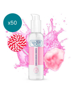 WATERFEEL - CUKRAUS DEBESIO LUBRIKANTAS 175 ML PAKUOTĖ 50 VIENETŲ