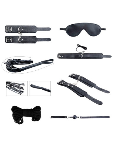 ALIVE - SECRET DESIRES KIT 7 PIECES BDSM BLACK