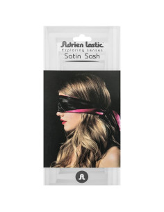 ADRIEN LASTIC - REVERSIBLE SATIN PINK-BLACK BANDAGE 2