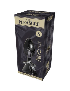 ALIVE - ANAL PLEASURE MINI PLUG METAL BLACK SIZE S 2