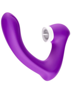 ARMONY - SECRETKISS LICKING VIBRATING CLIT and VIBRATOR CURVED PURPLE