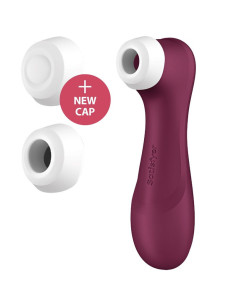 SATISFYER – 2 KARTOS „PRO 3“ SKYSTO ORO TECHNOLOGIJA, VYNO RAUDONO SPALVOS 2