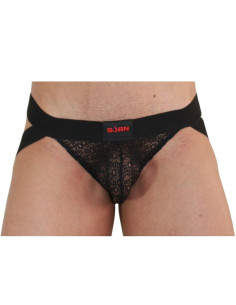 BURN - 005 JOCK LINGERIE BLACK S