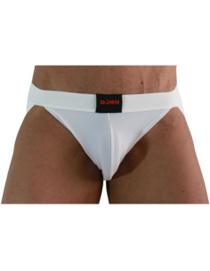 BURN - 007 JOCK LYCRA WHITE S