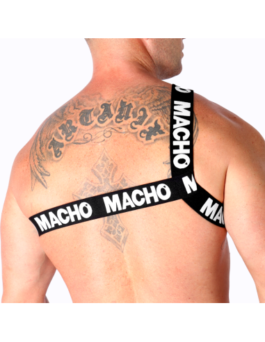 MACHO - ROMAN HARNESS WHITE L-XL