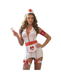 SUBBLIME - SEXY NURSE COSTUME DRESS S-M
