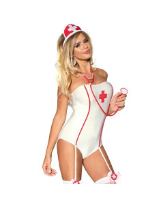 SUBBLIME - SEXY NURSE COSTUME WITH TEDDY S-M 2