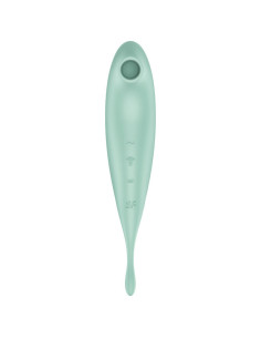 SATISFYER - TWIRLING PRO AIR PULSE STIMULATOR and VIBRATOR APP GREEN 2