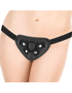 CYBER SILICOCK - STRAP-ON HARNESS WITH 3 RINGS FREE 2