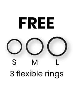 X RAY - HARNESS WITH SILICONE RINGS 2