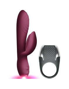 CLIMAXIMUM - LAMOUR KIT RABBIT VIBRATOR LED COCK RING