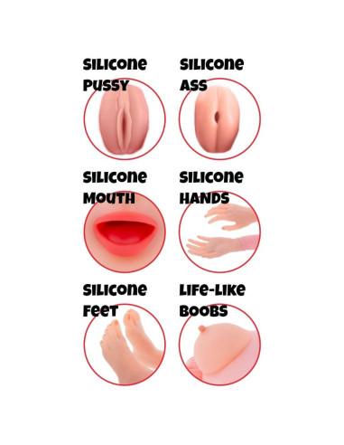 HIDDEN DESIRE - LUSTY LOLA INFLATABLE DOLL 145 CM