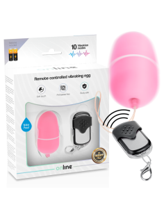 ONLINE - REMOTE CONTROL VIBRATING EGG M PINK