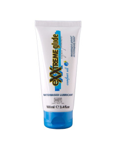 HOT - EXXTREME GLIDE VANDENS PAGRINDAS LUBRIKANTAS KOMFORTAS ALIEJUS 100 ML