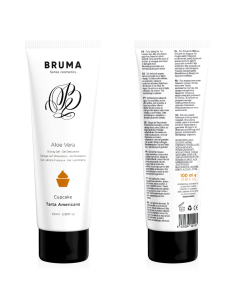 BRUMA - ALOE VERA SLIDING GEL CUPCAKE FLAVOR 100 ML