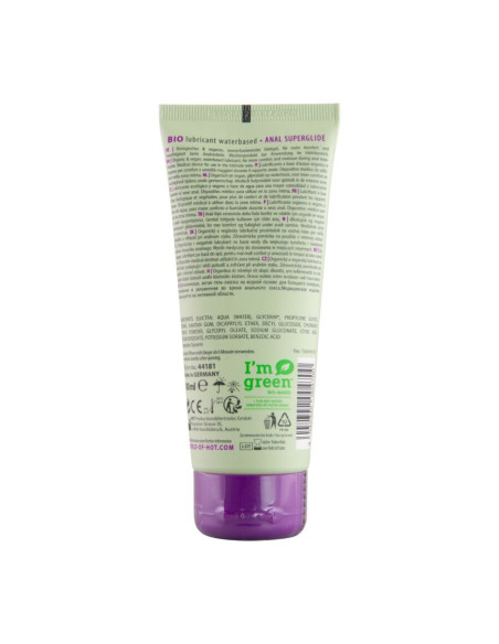 HOT - BIO LUBRICANT WATERBASED SUPERGLIDE ANAL 100 ML