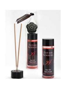 EXTASE SENSUAL - MASSAGE OIL WITH EXTRA FRESH STRAWBERRY EFFECT 100 ML